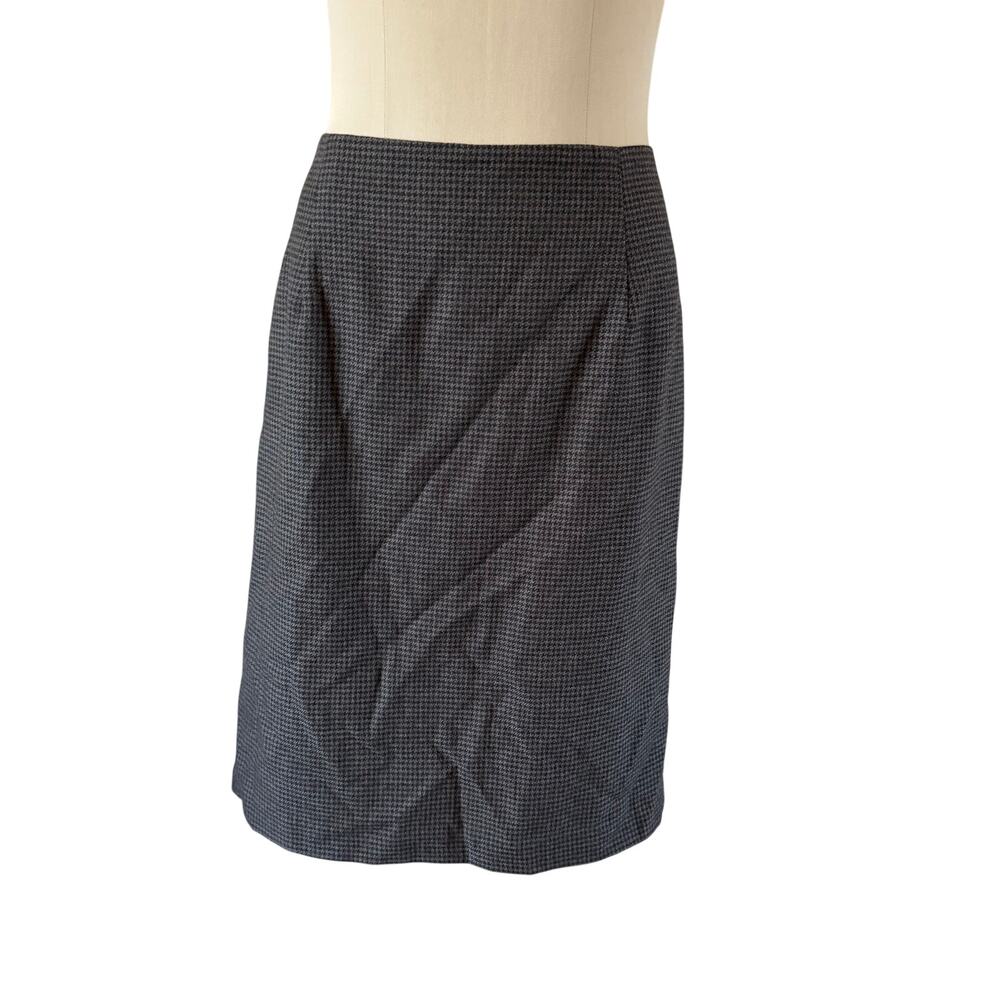 NWT Ralph Lauren Gray Wool Pencil Skirt Sz 14 Academia Preppy Work Office